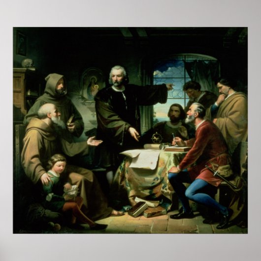 Christoph Kolumbus im Kloster La Poster (Vorne)