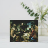 Christoph Kolumbus im Kloster La Postkarte (Stehend Vorderseite)