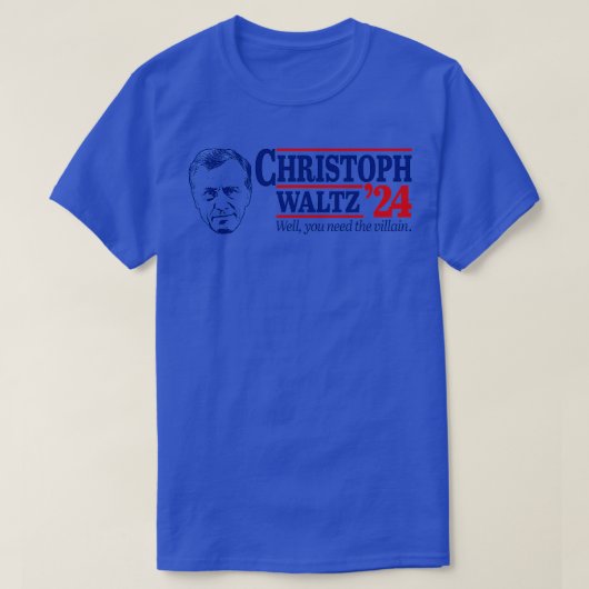 Christoph Waltz T-Shirt (Design vorne)