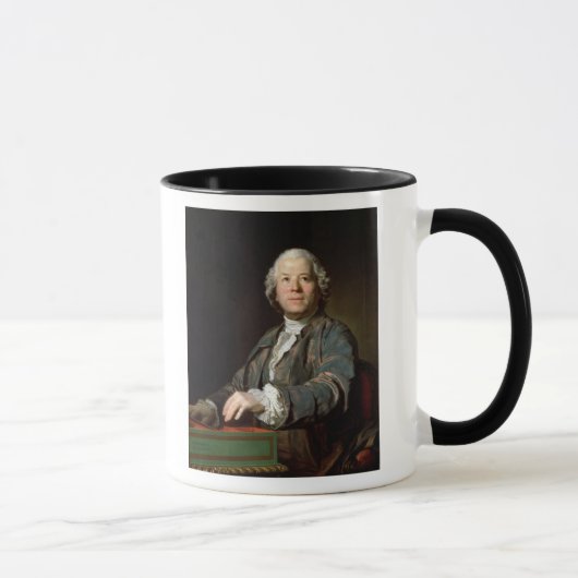 Christoph Willibald Gluck am spinet, 1775 Tasse (Rechts)