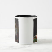 Christoph Willibald Gluck am spinet, 1775 Tasse (Zentrum)