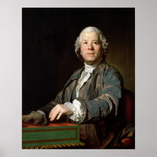 Christoph Willibald Gluck im Spinett, 1775 Poster