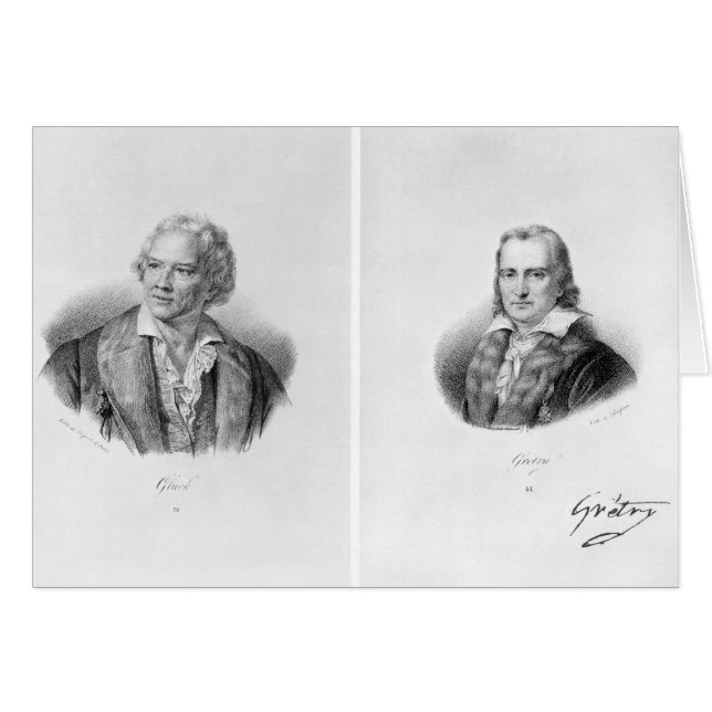 Christoph Willibald von Gluck und Andre (Vorderseite (Horizontal))