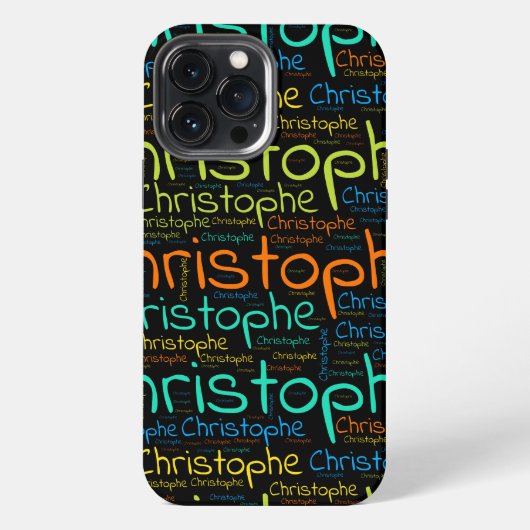 Christophe iPhone Hülle (Rückseite)