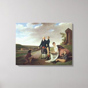 Christophe-Philippe Oberkampf und Familie Leinwanddruck