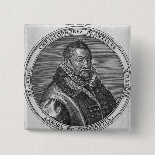 Christophe Plantin Button (Vorderseite)