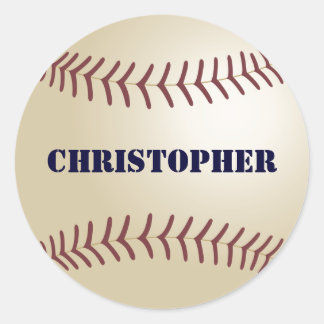 Christopher Baseball Sticker / Siegel