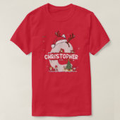 Christopher Christmas tee w Christopher Name for f (Design vorne)