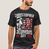 Christopher Columbus Day 1492 Italienischer Explor T-Shirt (Vorderseite)