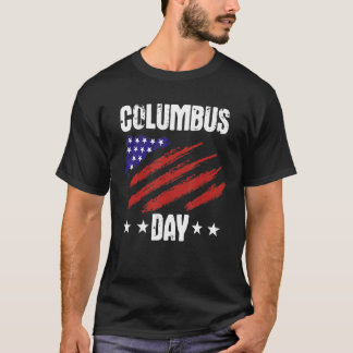 Christopher Columbus Day Flag America Columbus T-Shirt