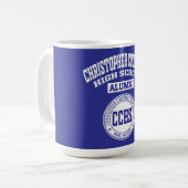 Christopher Columbus High School NY Alumni-Tasse Kaffeetasse (Vorderseite Links)