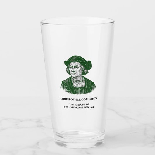 Christopher Columbus Pint Glas (Vorderseite)