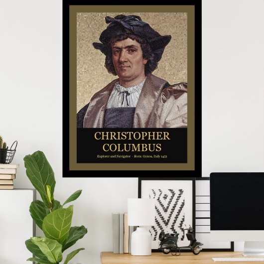 Christopher Columbus Poster (Heimbüro)