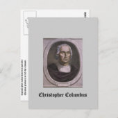Christopher Columbus Postkarte (Vorne/Hinten)