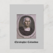Christopher Columbus Postkarte (Vorderseite)