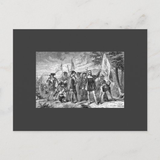 Christopher Columbus Postkarte (Vorderseite)