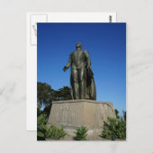 Christopher Columbus Statue Postcard Postkarte (Vorne/Hinten)