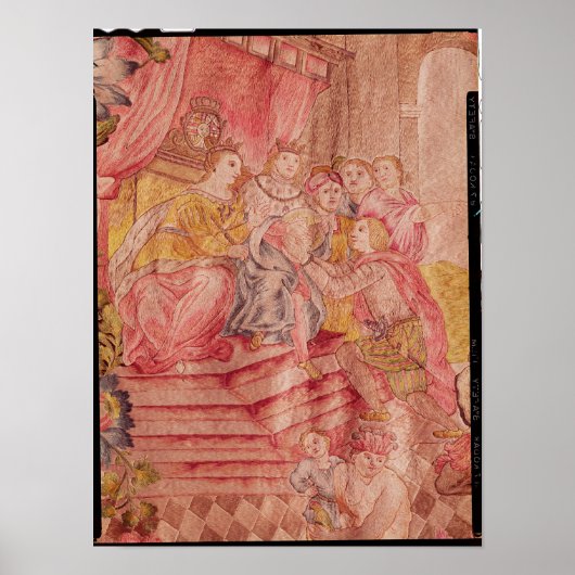 Christopher Columbus vor Ferdinand II Poster (Vorne)