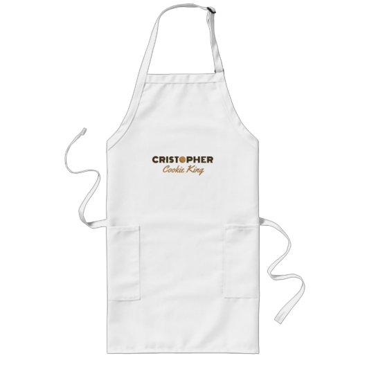 Christopher cookie King Long Schürze (Vorne)