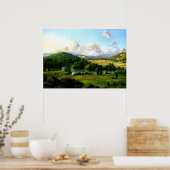 Christopher Cranch: Fluss zwischen den Weiden Poster (Küche)