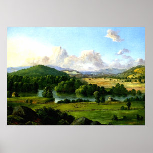 Christopher Cranch: Fluss zwischen den Weiden Poster