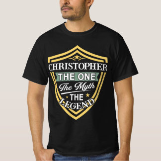 Christopher Der Eine Der Mythos Die Legende T-Shirt