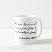 Christopher Hitchens Kaffeetasse (VorderseiteRechts)