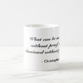 Christopher Hitchens Kaffeetasse (Mittel)