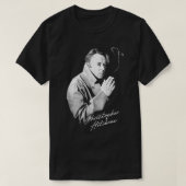 Christopher Hitchens Retro Style Fan Design T-Shirt (Design vorne)
