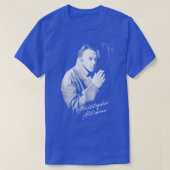 Christopher Hitchens Retro Style Fan Design T-Shirt (Design vorne)
