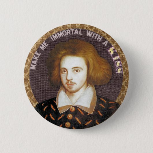 Christopher Marlowe Button (Vorderseite)
