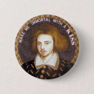 Christopher Marlowe Button