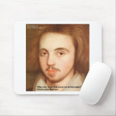 Christopher Marlowe Liebe Zitat "1. Platz" Geschen Mousepad (Mit Mouse)
