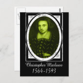 Christopher Marlowe Postkarte (Vorne/Hinten)