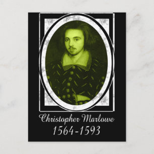 Christopher Marlowe Postkarte