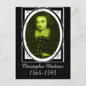Christopher Marlowe Postkarte (Vorderseite)
