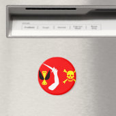 Christopher Moody-Piratenflagge Magnet (In Situ (Geschirrspüler))