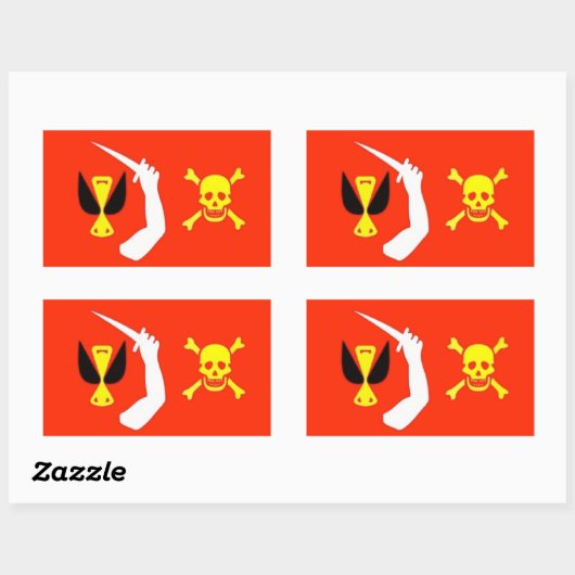 Christopher Moody's Pirate Flag Sticker (Blatt)