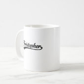 Christopher name first last family gifts kaffeetasse (Vorderseite Links)