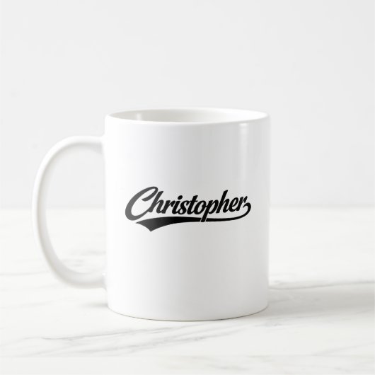 Christopher name first last family gifts kaffeetasse (Links)