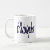 Christopher, Name, Logo, Kaffeetasse (Links)