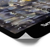 Christopher Nevinson - New York By Night 1920 Poster (Ecke)