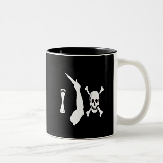 Christopher Schwermütig-Weiß Zweifarbige Tasse (Rechts)