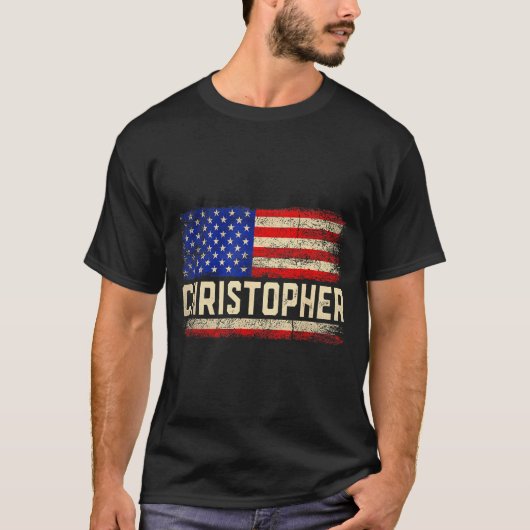 Christopher Vorname Shirt Christopher Name Amer (Vorderseite)