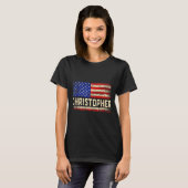 Christopher Vorname Shirt Christopher Name Amer (Vorne ganz)