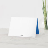 Christos Anesti! Christus ist Risen! Blue Card Karte (Rückseite)