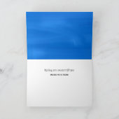 Christos Anesti! Christus ist Risen! Blue Card Karte (Innenseite)