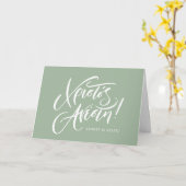 Christos Anesti Griechisch-orthodoxe Osterkalligra Karte (Gelbe Blume)