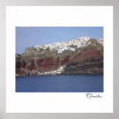 Christos Santorini Oia Poster (Vorne)