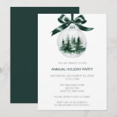 Christpine-Baumschmuck Feiertagskarte (Vorne/Hinten)